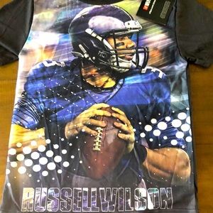 Russell Wilson Seahawks shirt NWT